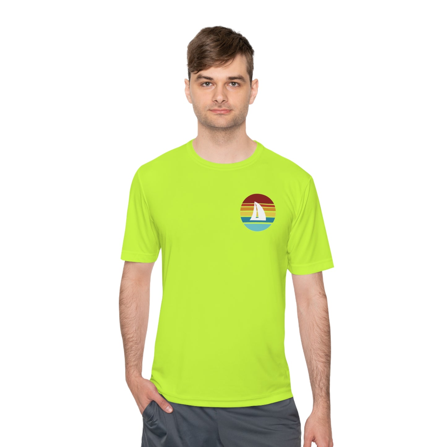 Icon Badge - Unisex Moisture Wicking Tee