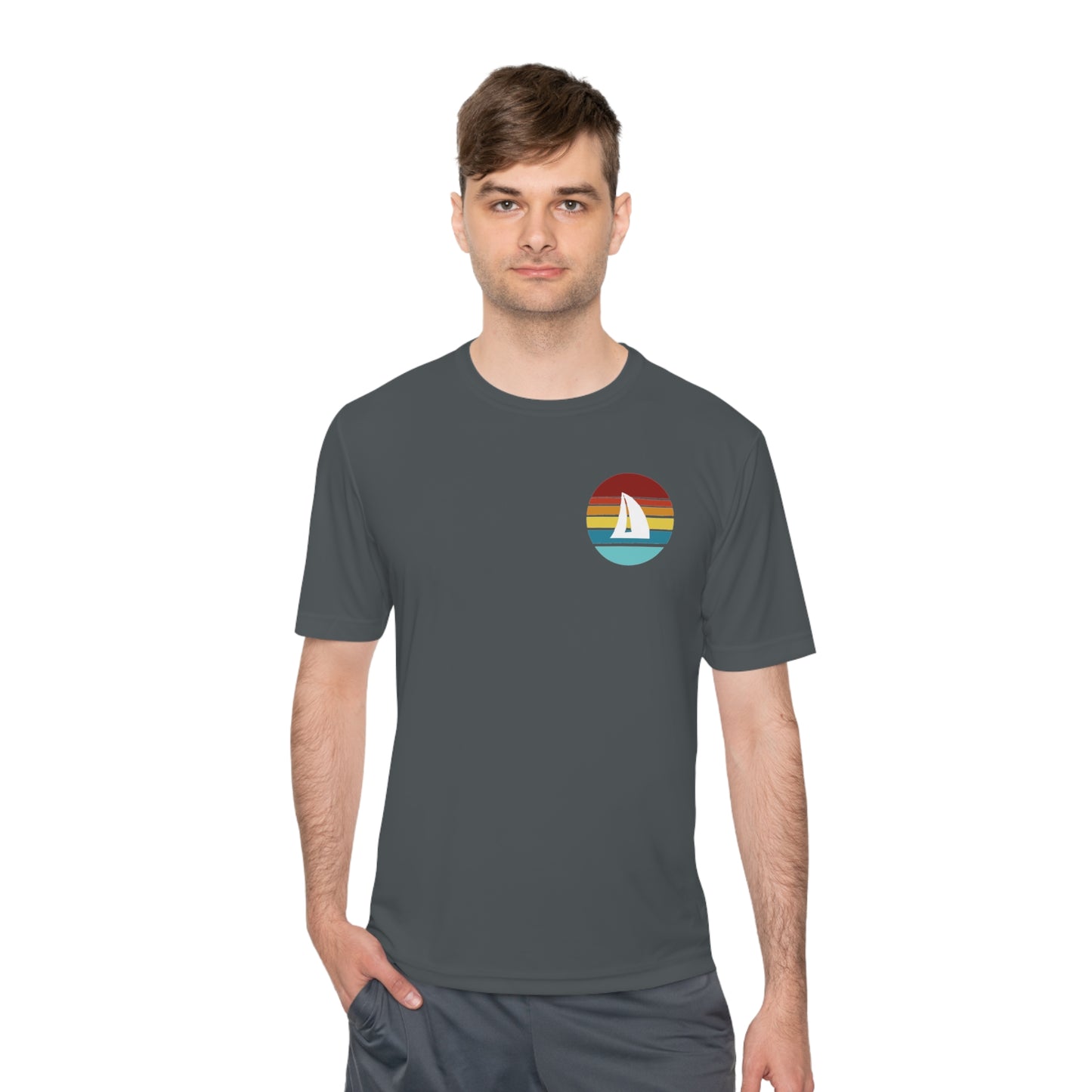 Icon Badge - Unisex Moisture Wicking Tee