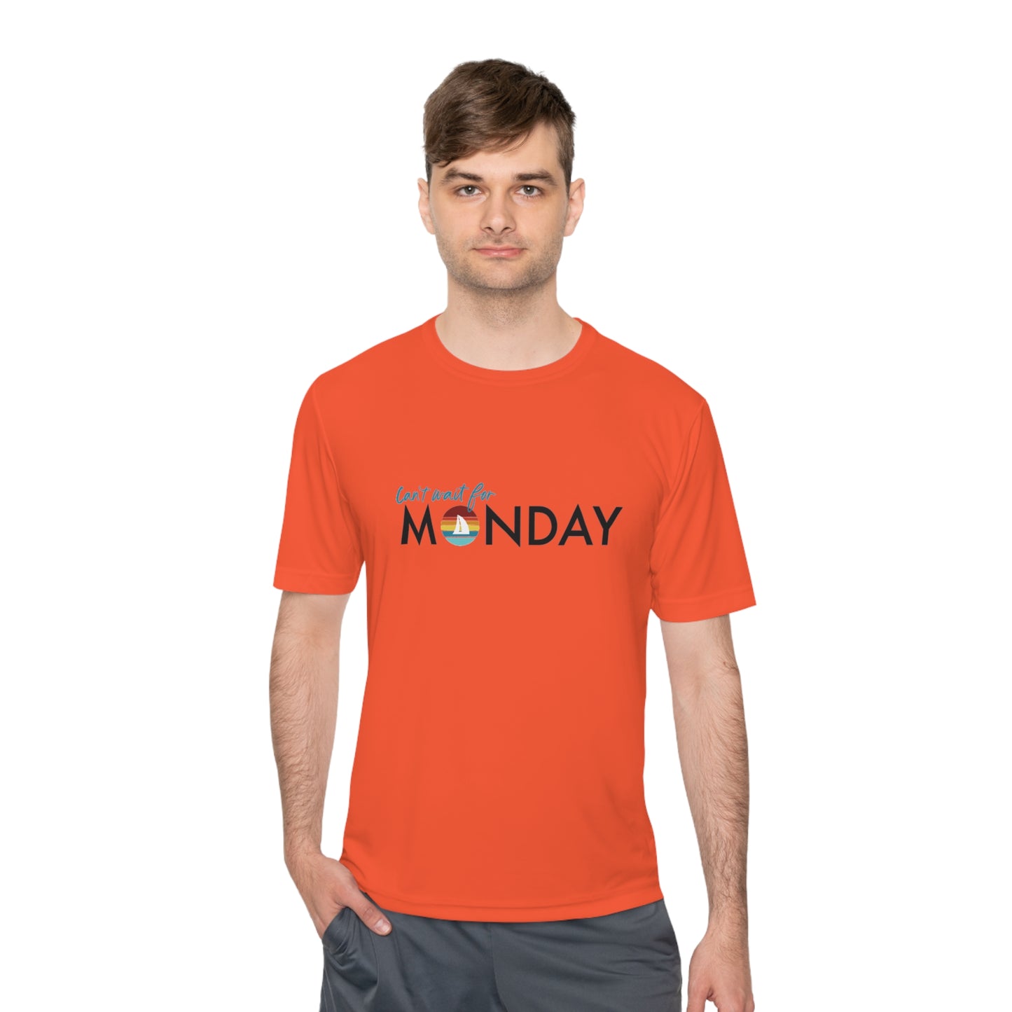 Can't Wait for Monday - Unisex Moisture Wicking Tee