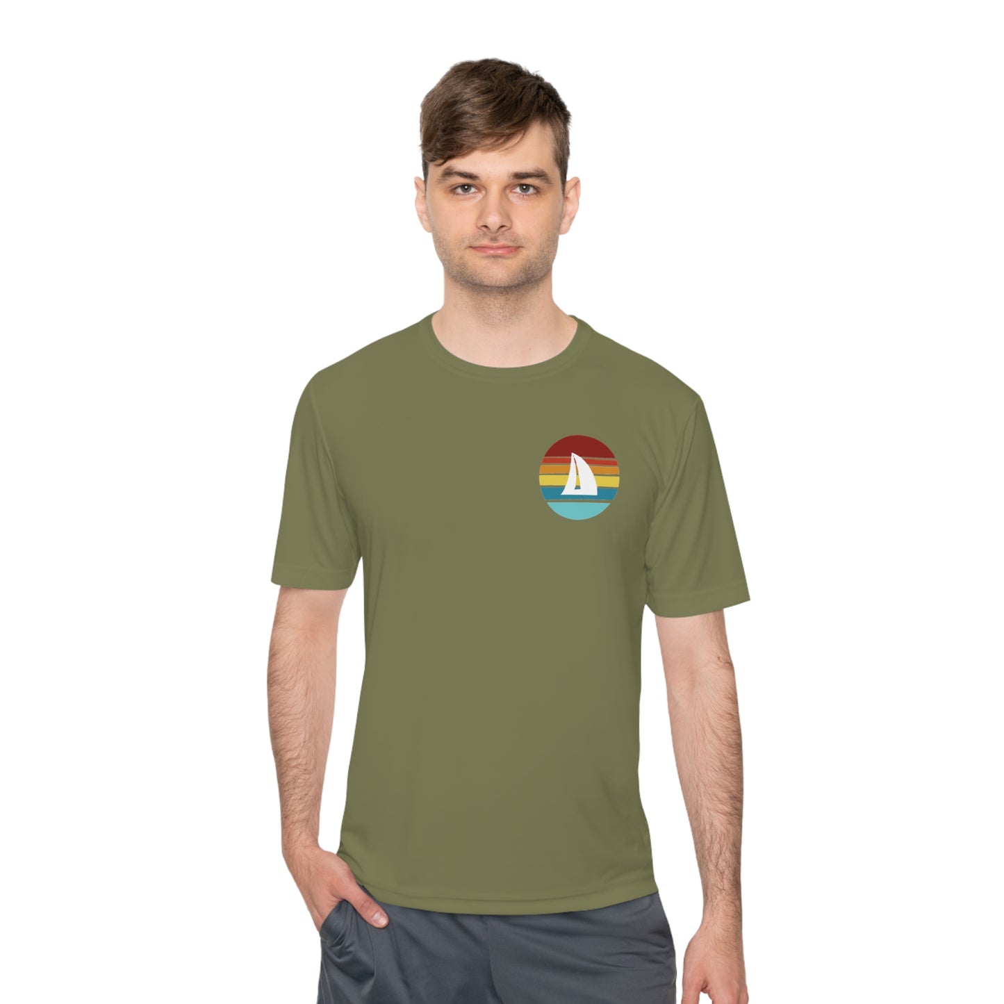 Icon Badge - Unisex Moisture Wicking Tee