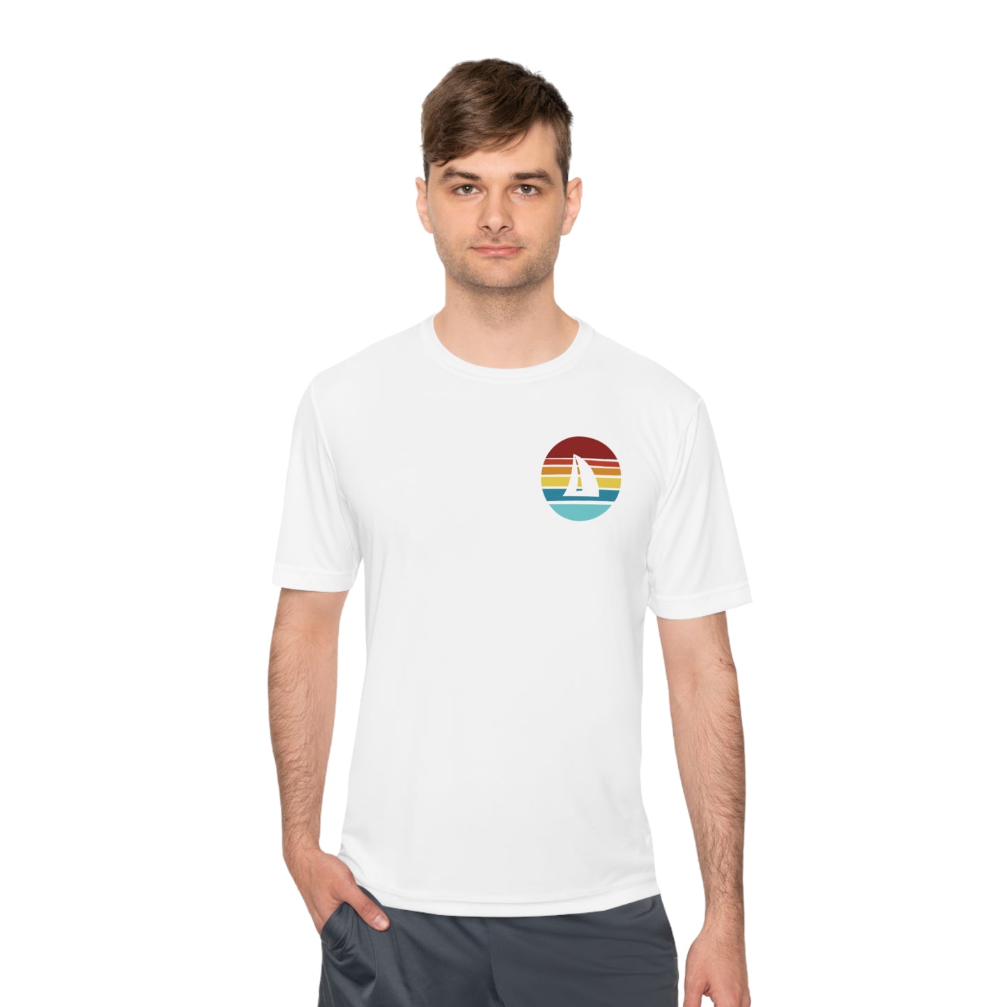 Icon Badge - Unisex Moisture Wicking Tee