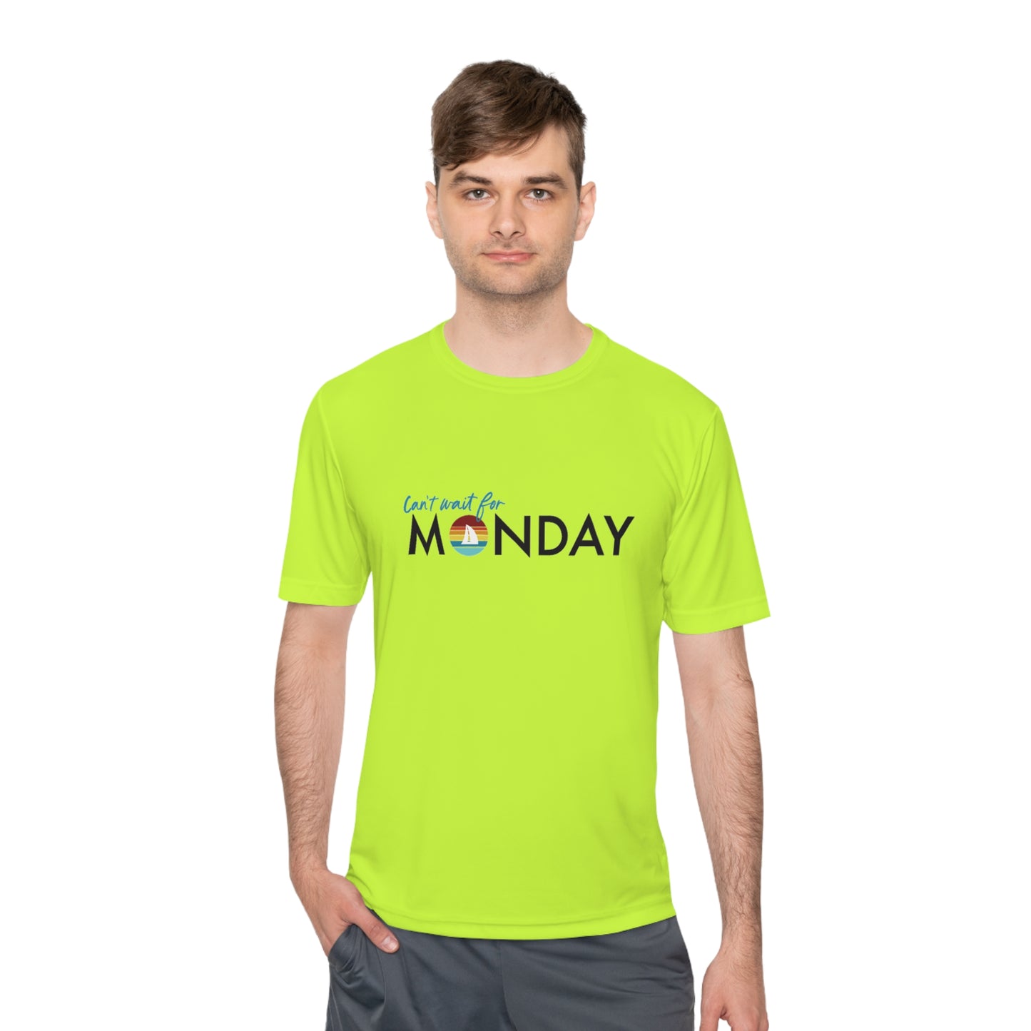 Can't Wait for Monday - Unisex Moisture Wicking Tee