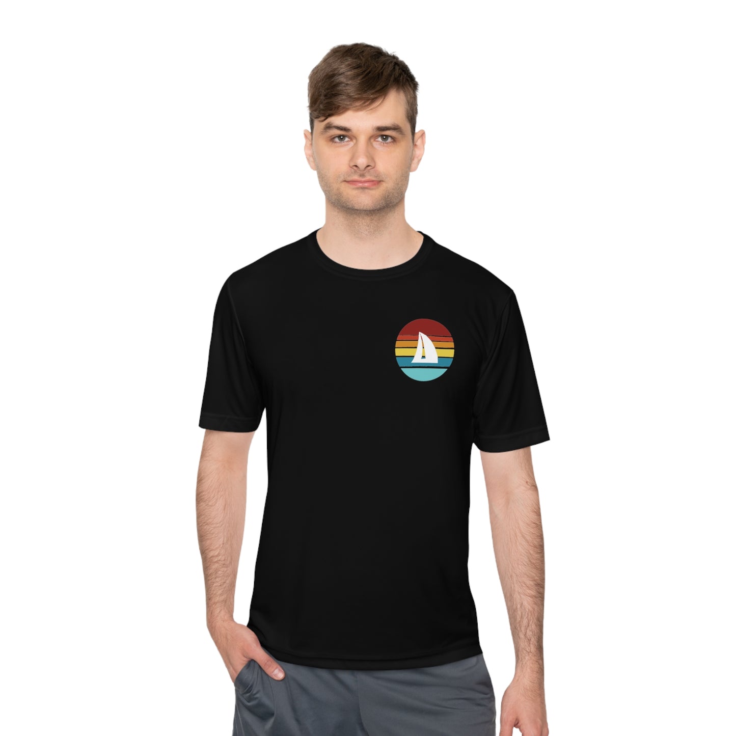 Icon Badge - Unisex Moisture Wicking Tee