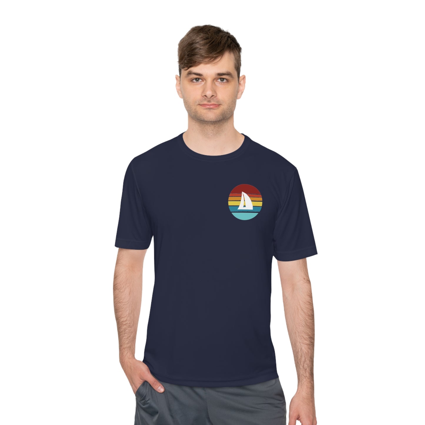 Icon Badge - Unisex Moisture Wicking Tee