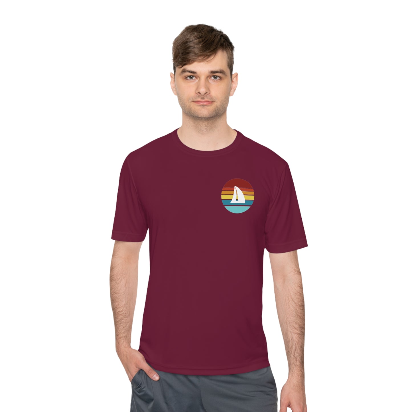 Icon Badge - Unisex Moisture Wicking Tee
