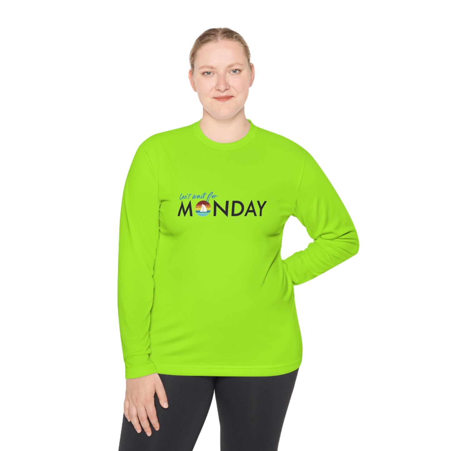 Can't Wait for Monday - Unisex Lightweight Long Sleeve Tee