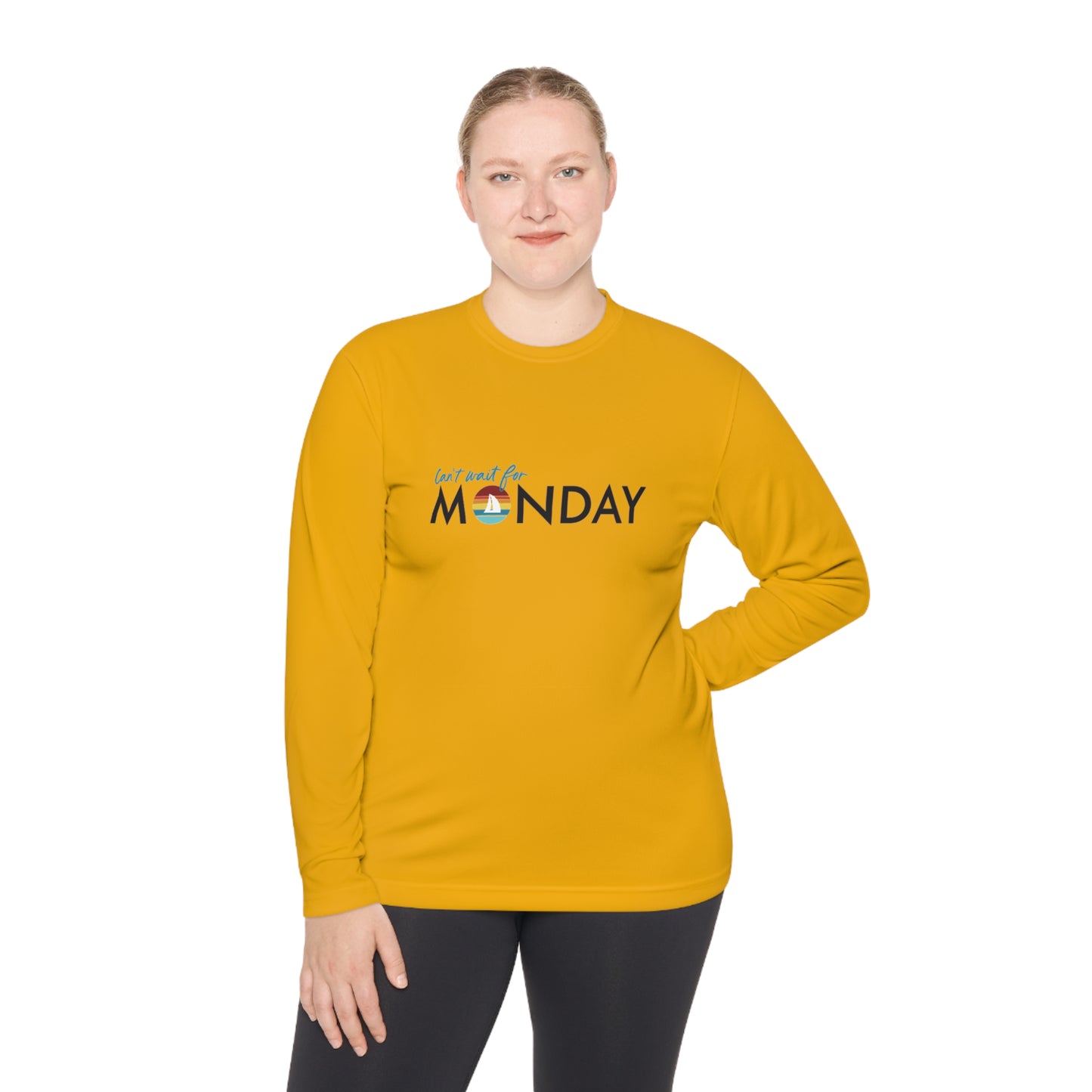 Can't Wait for Monday - Unisex Lightweight Long Sleeve Tee