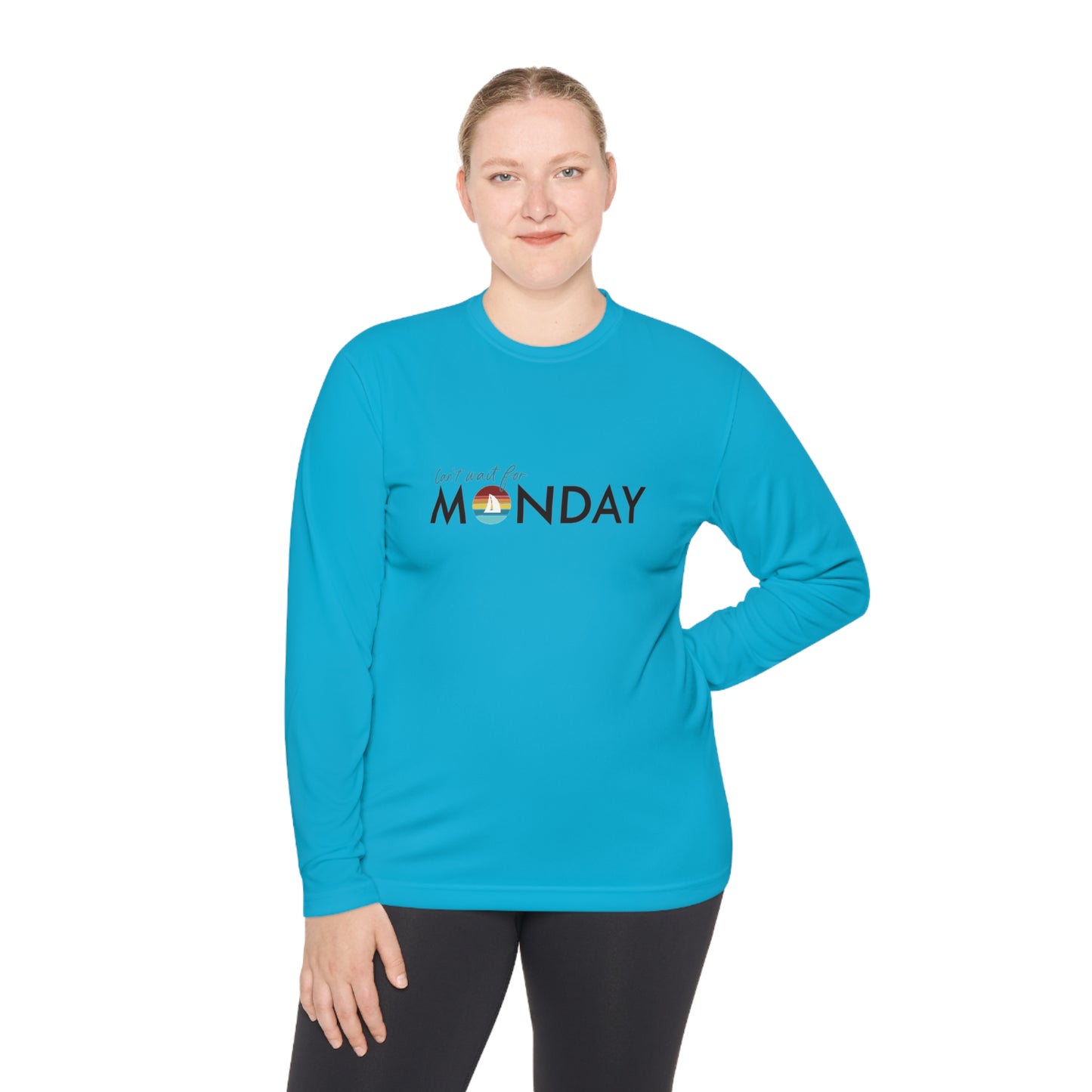 Can't Wait for Monday - Unisex Lightweight Long Sleeve Tee