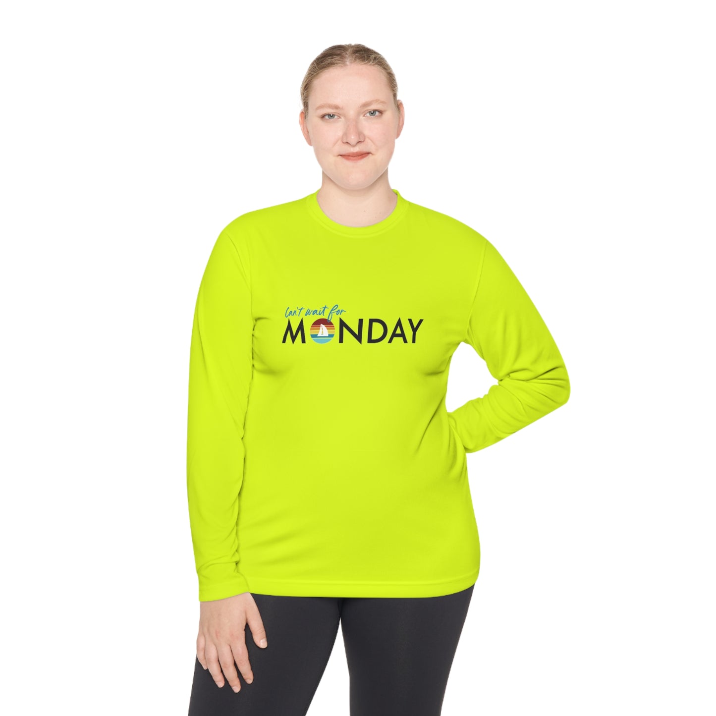 Can't Wait for Monday - Unisex Lightweight Long Sleeve Tee